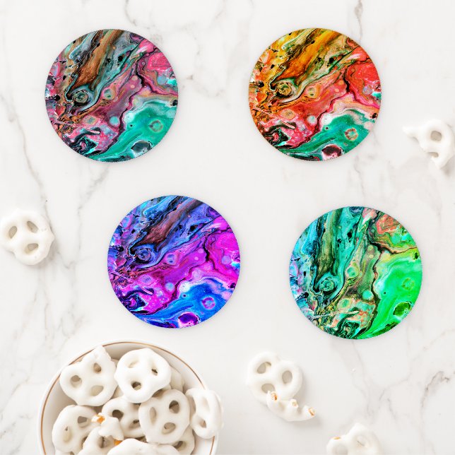  marble  coaster set (In Situ)