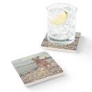 Marble Coaster with square images Marble Coaster with square images