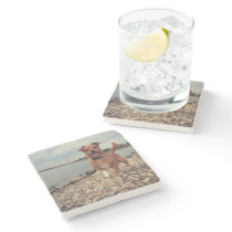 Marble Coaster with square images Marble Coaster with square images