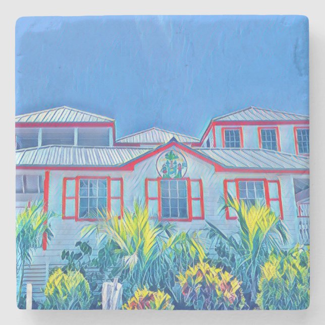 Marble Coasters- Hope Town Primary 2021 Stone Coaster (Front)