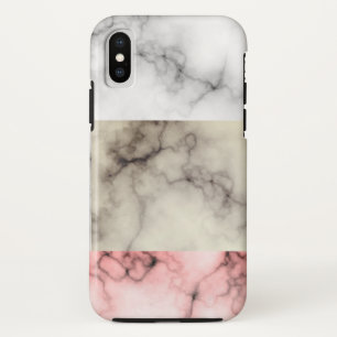 marble color blocks iPhone x case