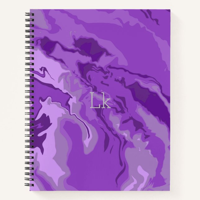 Marble Color  Notebook (Front)