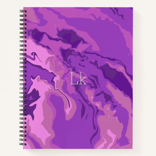 Marble Color  Notebook (Front)