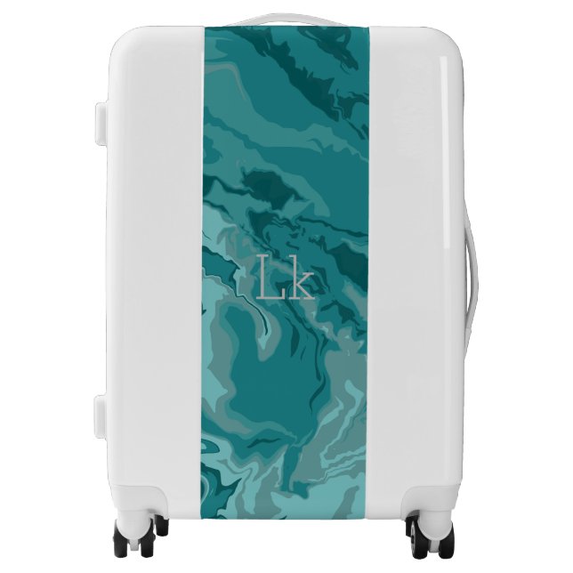 Marble Color Suitcase (Front)