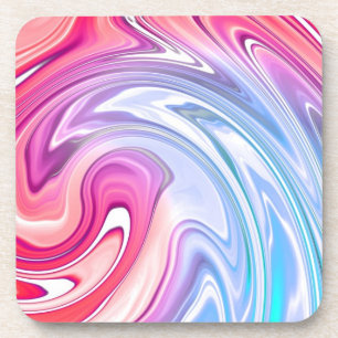 Marble Color Waves Coaster