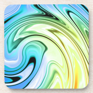 Marble Color Waves Coaster