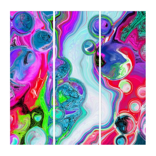 Marble Colorful Fluid Art  