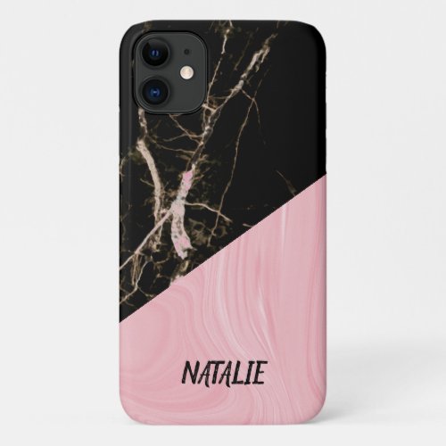 Marble Combination iPhone 11 Case