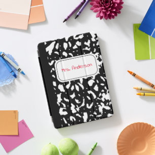 Marble Composition Notebook Personalized iPad Pro Cover