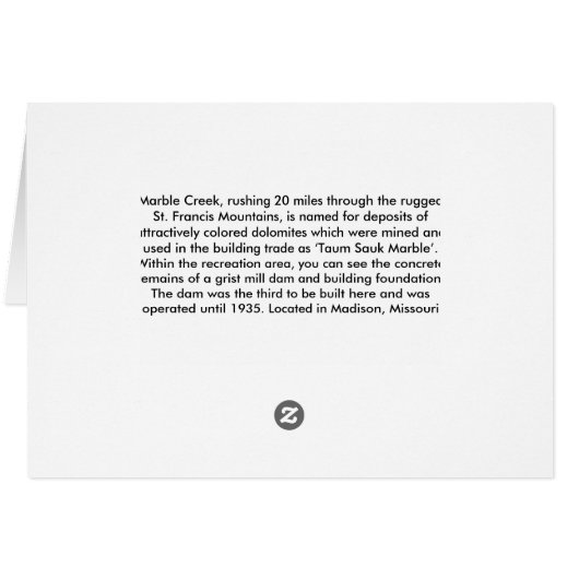 Marble Creek (Back Horizontal)