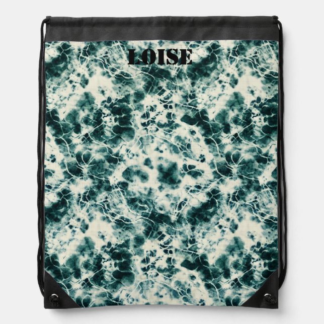 Marble Custom Drawstring Bag (Front)
