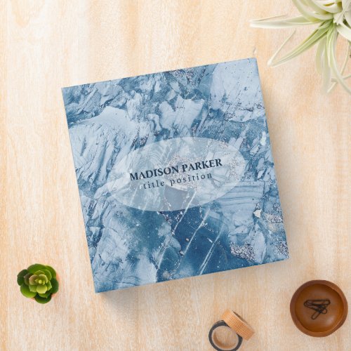 Marble Design 3 Ring Binder