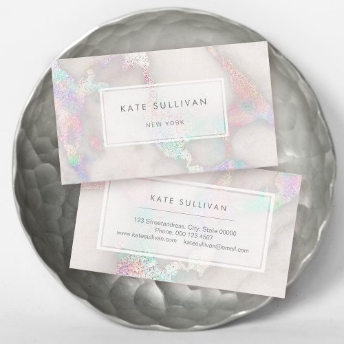 marble design business card