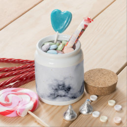 Marble Design Candy Jar