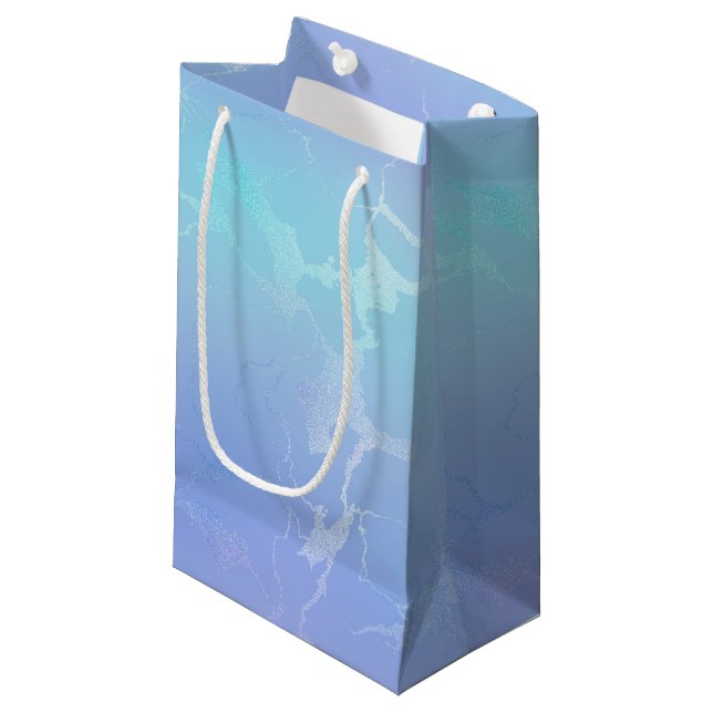 Marble Design Gift Bag (Front Angled)