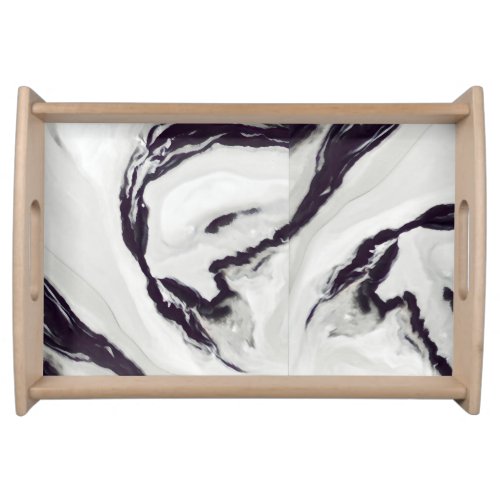 Marble Design Serving Tray