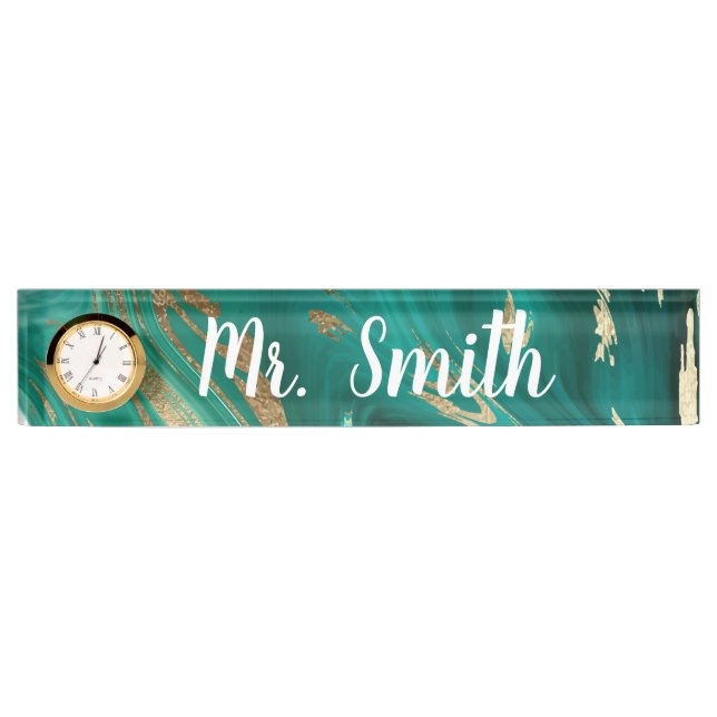 Marble Desk Name Plate (Front)