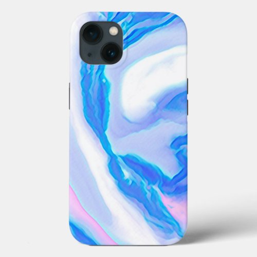 Marble Digital Art iPhone 13 Case