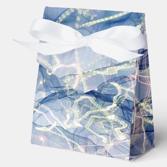 Marble Digital Modern Abstract Art Favor Boxes (Front)
