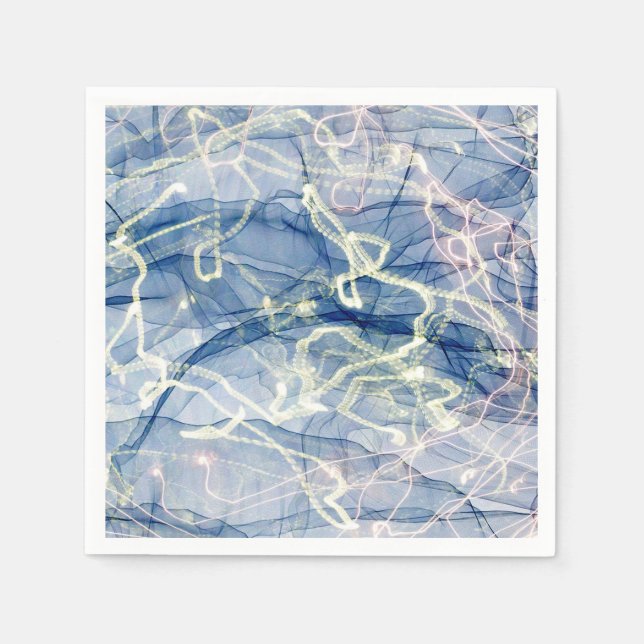 Marble Digital Modern Abstract Art Napkins (Front)