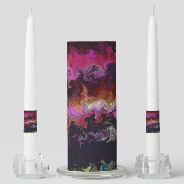 Marble Dreams Candles 3 Set By JP's Artsy Ware (Front)