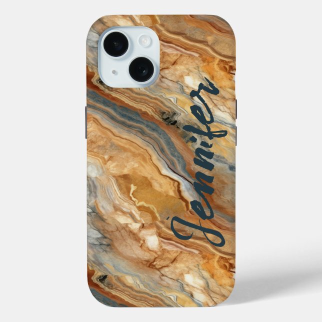 Marble Earth Tone iPhone / iPad case (Back)