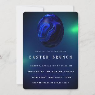 Marble Easter Cute Eggs Invitation