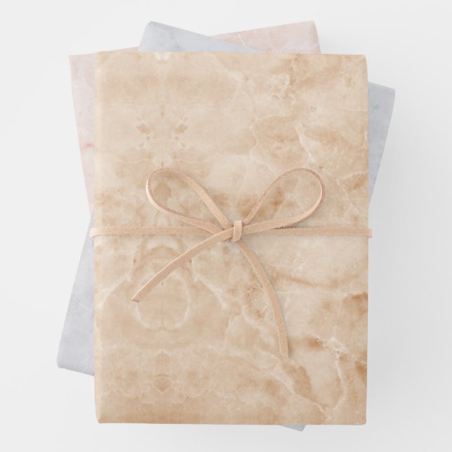 Marble effect Ceramic Wrapping Paper Sheets (In situ)