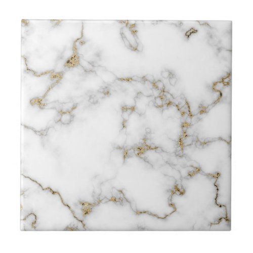 Marble effect tile