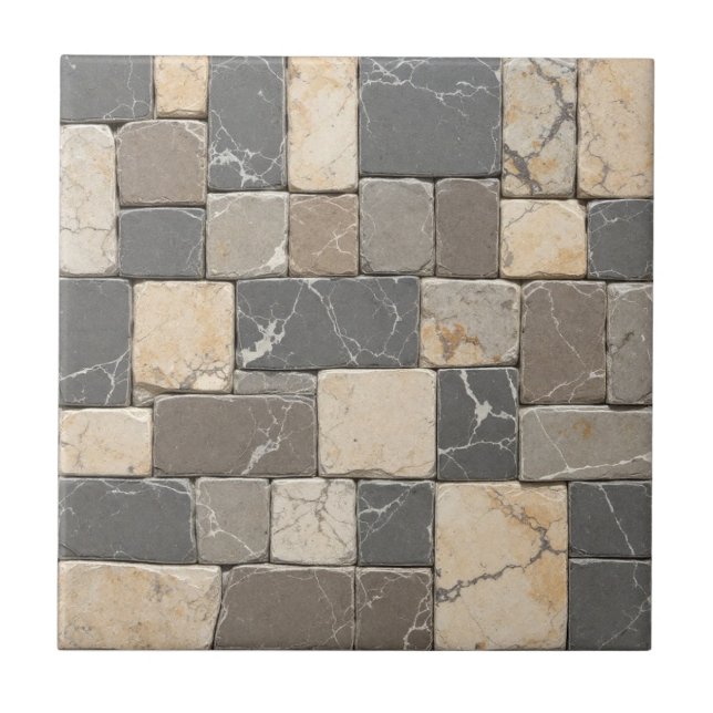 Marble Elegance Graystone Tile (Front)