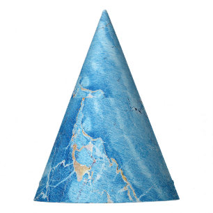 Marble Elegance: Natural Textured Surface. Party Hat