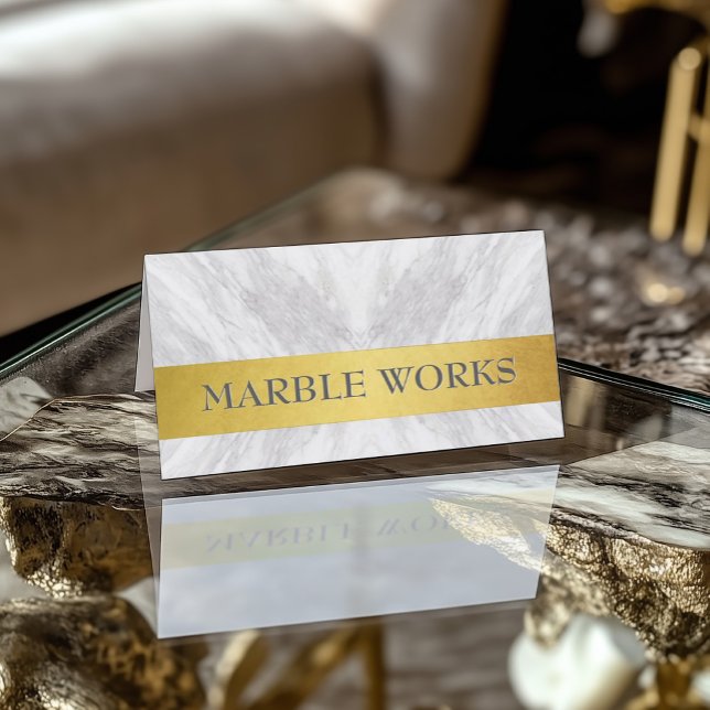Marble Fabrication Installation Works Gold Card (Perfect for business)