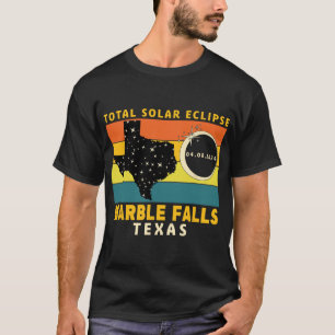 Marble Falls Texas Total Solar Eclipse 2024  T-Shirt