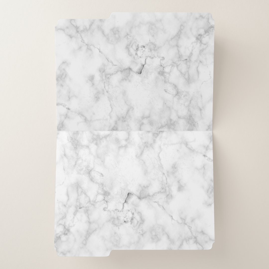 MARBLE File Folders Minimalist, Modern + Simple Zazzle