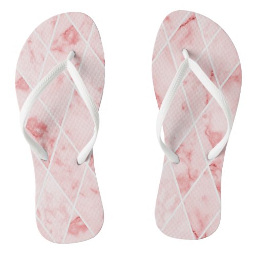 marble flip flops