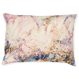 Marble Fluid Abstract Pattern Pet Bed