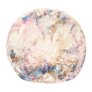 Marble Fluid Abstract Pattern Pouf