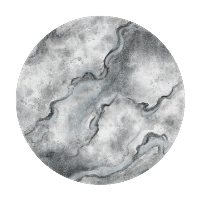 Marble Glass Cutting Board  (Front)