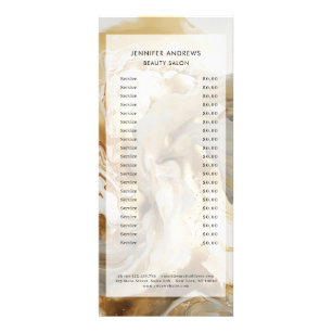 Marble Glitter (Imitat) price list Rack Card