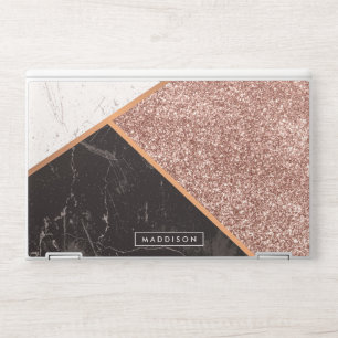 Marble & Glitter Moisac HP Laptop Skin