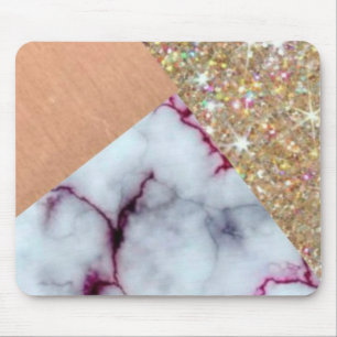 Marble Glitter  Mouse Pad