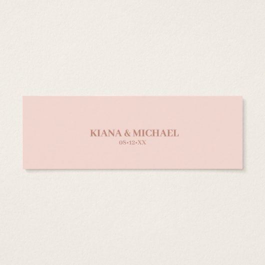Marble Glitter Wedding Website Rose Gold ID644 (Back)