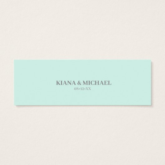 Marble Glitter Wedding Website Teal Silver ID644 (Back)