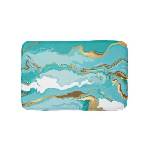 Marble gold abstract vintage background bath mat