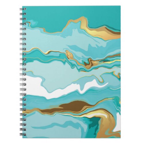 Marble gold abstract vintage background notebook