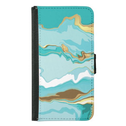 Marble gold abstract vintage background samsung galaxy s5 wallet case