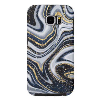 marble, gold,grey,old,white,pale blue, modern,gem, samsung galaxy s6 case