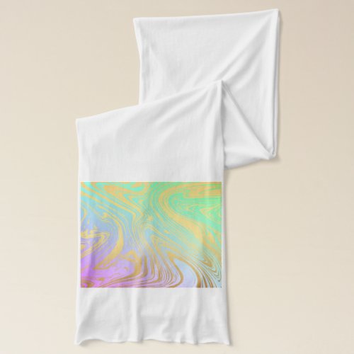 Marble,gold,lavender,green,pink,swirl,modern,trend Scarf