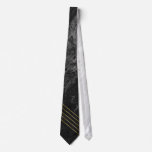 Marble Gold Luxury Stripes Neck Tie at Zazzle