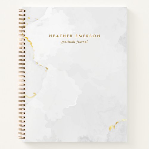 Marble Gold Notebook